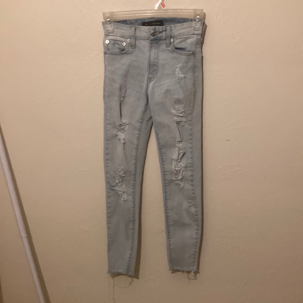 Light Blue High Rise and Curvy Jeggings